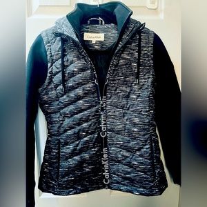 Calvin Klein Women’s XS X Small Hooded Jacket Quilted Puffer Coat Like New